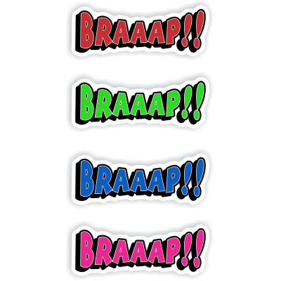 Braaap Decal - MxNumbers