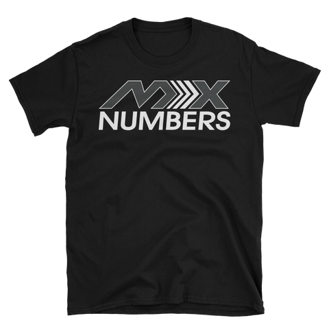 MxNumbers T-Shirt- Arrow- Gray- White- Unisex - MxNumbers