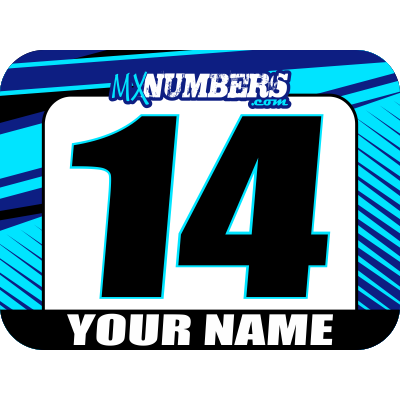 MxNumbers- Dirtbike, ATV & Kart Vinyl Race Number Graphics