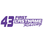 Custom Your Text & Number Racing Graphics in Single Color