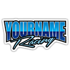 Custom Your Name Racing Trailer Decals