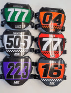 Custom ODI Downhill Plate Decal -Checkered Design