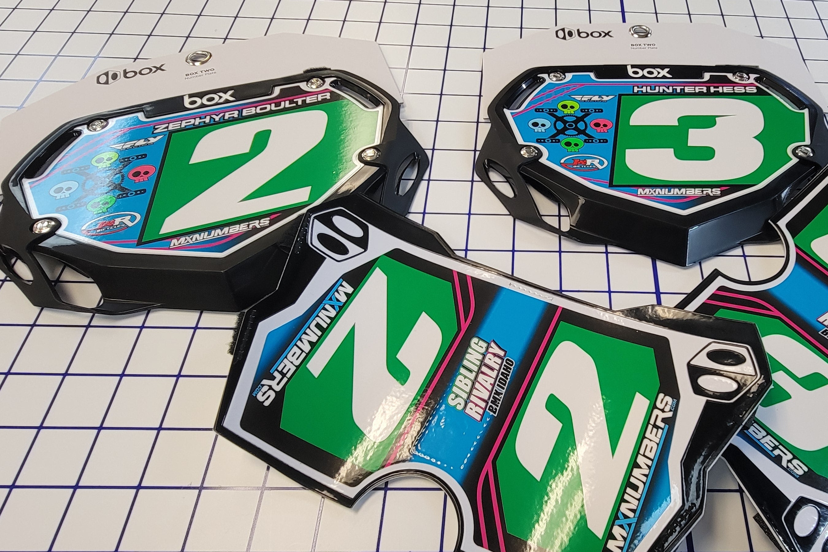 BOX TWO Custom Plate Graphics