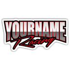 Custom Your Name Racing Trailer Decals