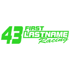Custom Your Text & Number Racing Graphics in Single Color