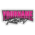 Custom Your Name Racing Trailer Decals