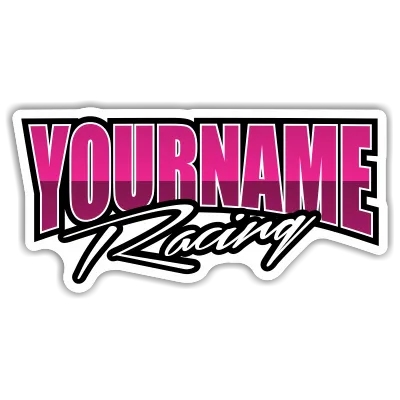 Custom Your Name Racing Trailer Decals