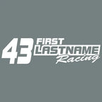 Custom Your Text & Number Racing Graphics in Single Color