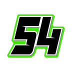 Multicolored Race Number Decal Graphics - 6s Design -