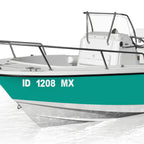 Custom Registration Decals for Boat, Jetski, or Snowmobile