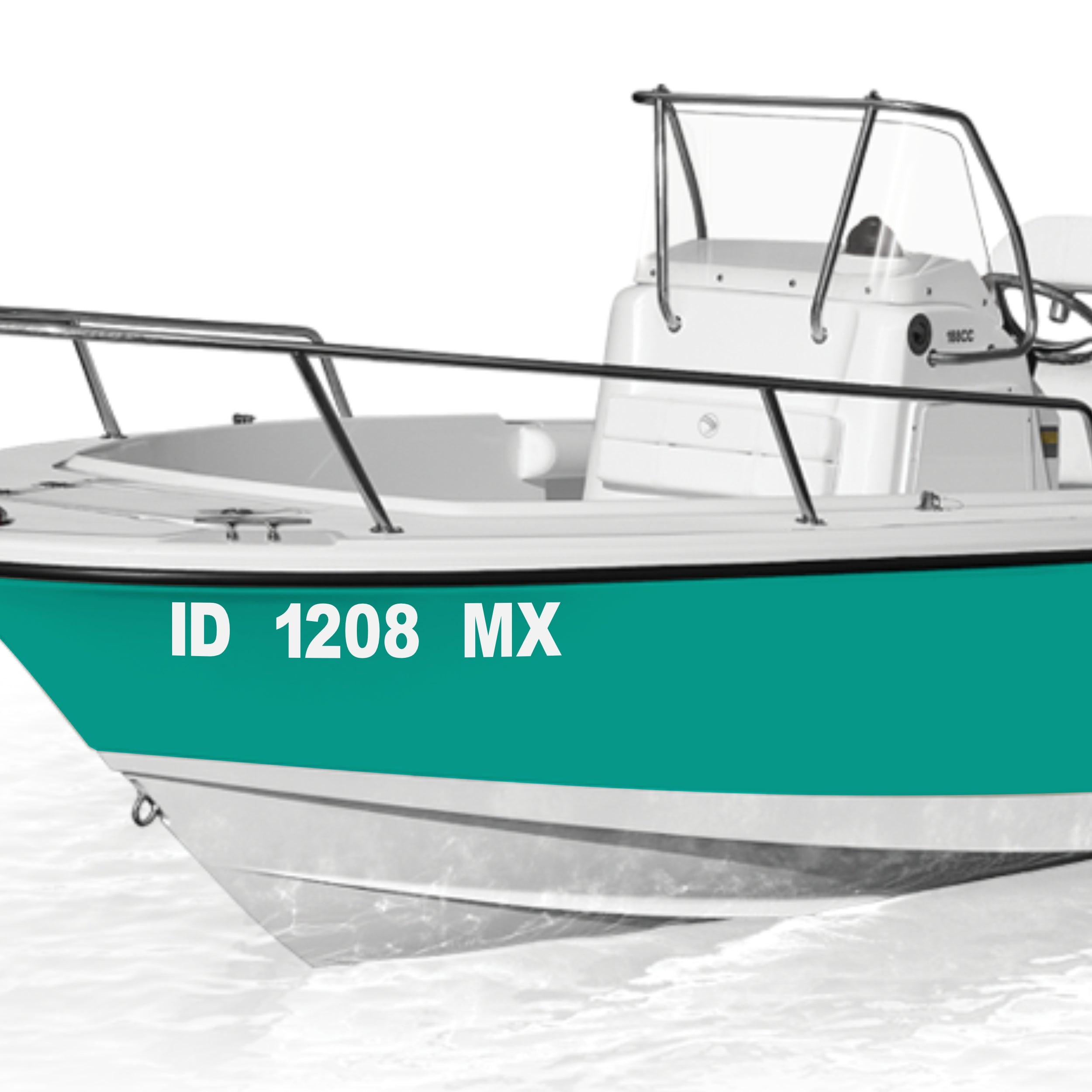Custom Registration Decals for Boat, Jetski, or Snowmobile
