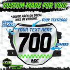 Custom Chrome ODI Downhill Plate Decal