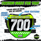 Custom Chrome ODI Downhill Plate Decal