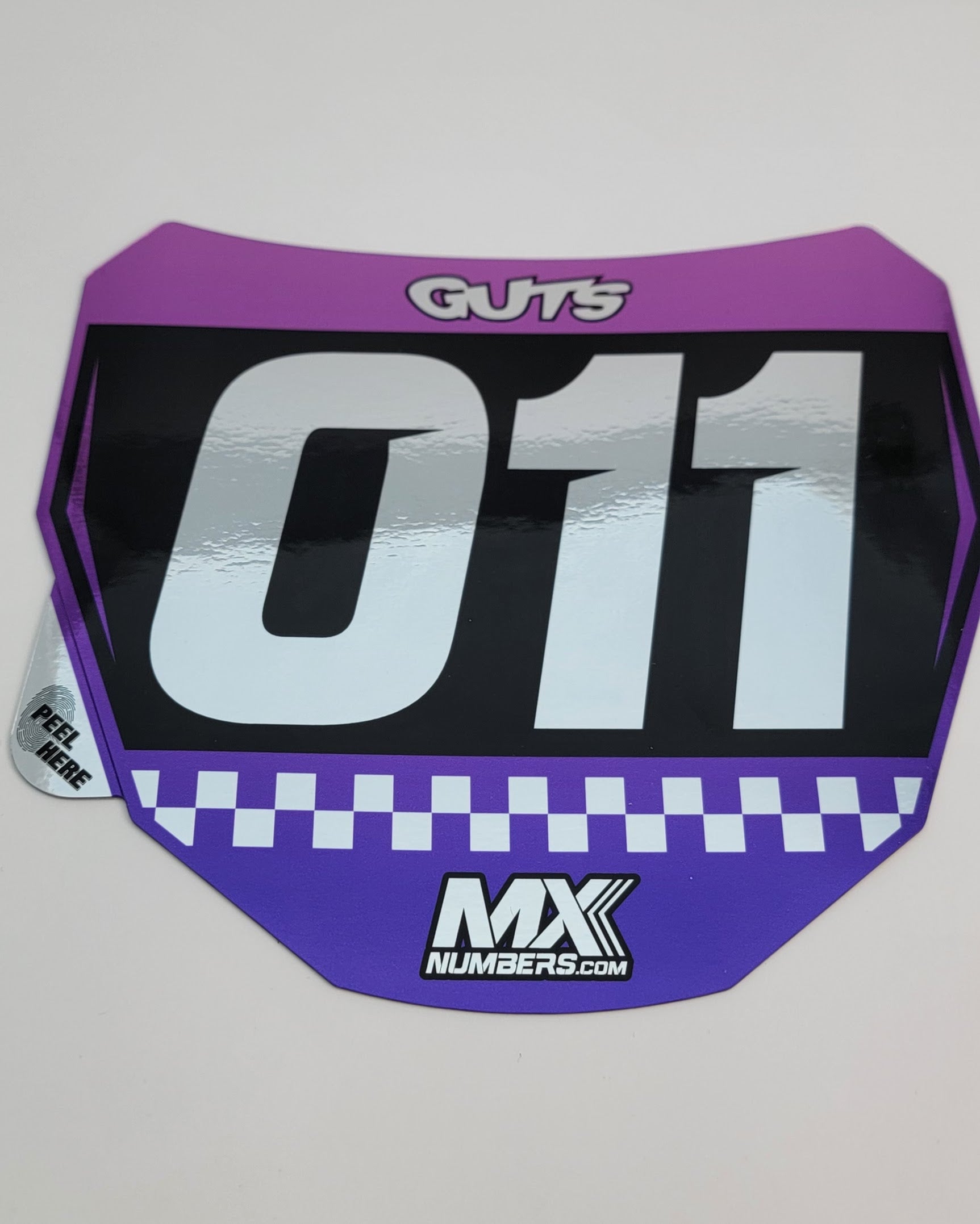 Custom Chrome ODI Downhill Plate Decal