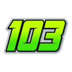 Multicolored Race Number Decal Graphics - 6s Design -