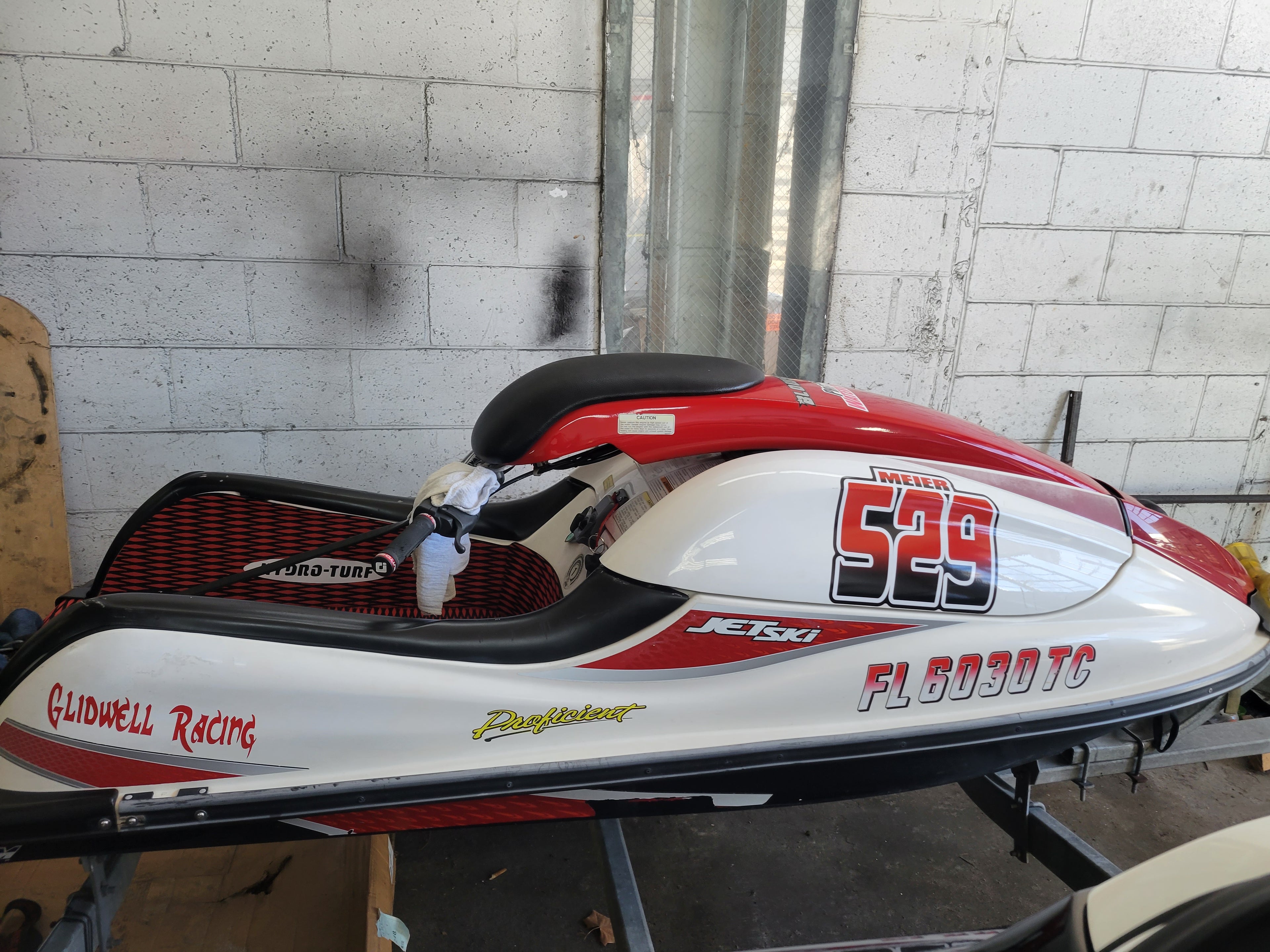 Jet Ski Race Number Graphics with Name
