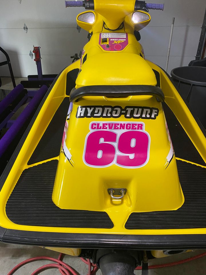 Jet Ski Race Number Graphics with Name