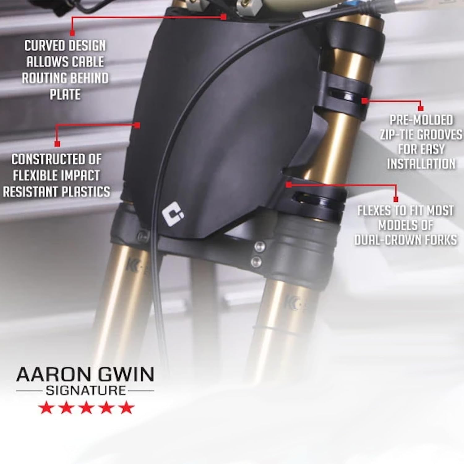 ODI SIGNATURE DOWNHILL NUMBER PLATE