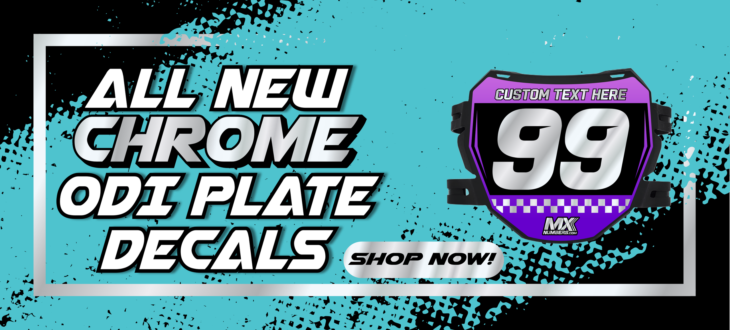 MxNumbers- Dirtbike, ATV & Kart Vinyl Race Number Graphics