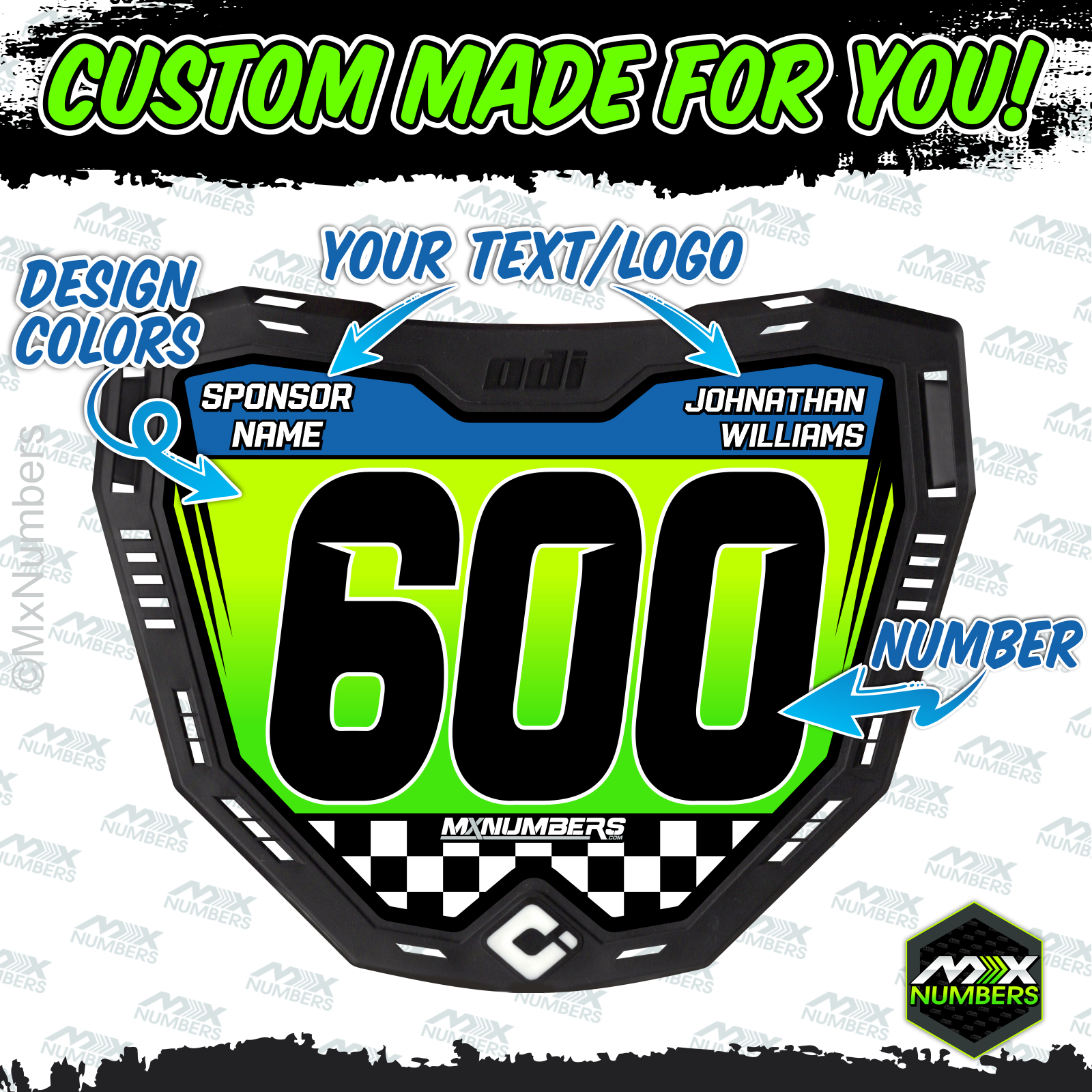 ODI Universal Plate Decal