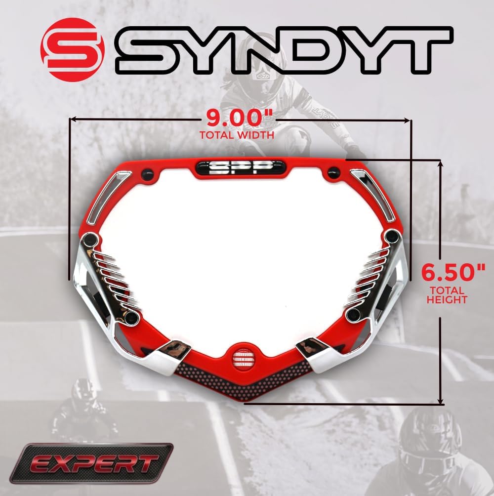 SYNDYT SPP BMX Race Number Plate | Pro & Expert Sizes