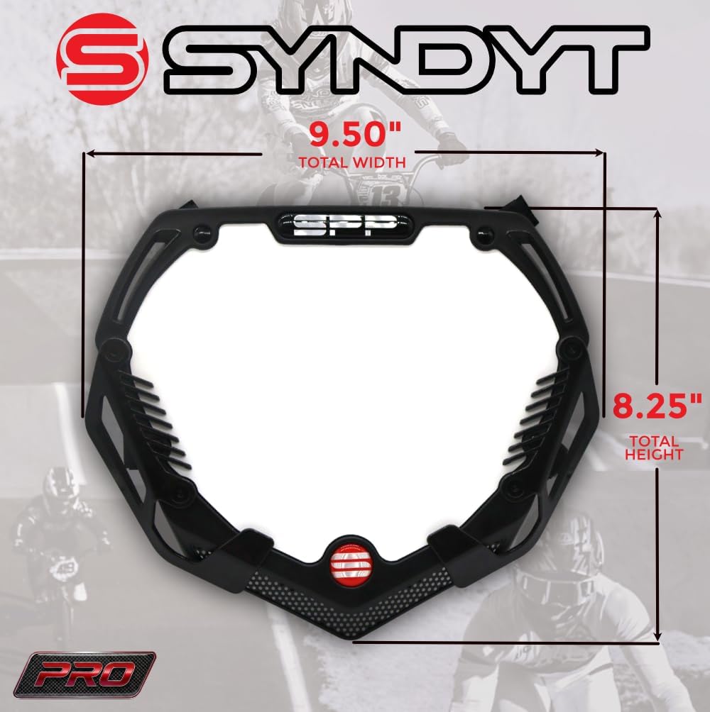 SYNDYT SPP BMX Race Number Plate | Pro & Expert Sizes