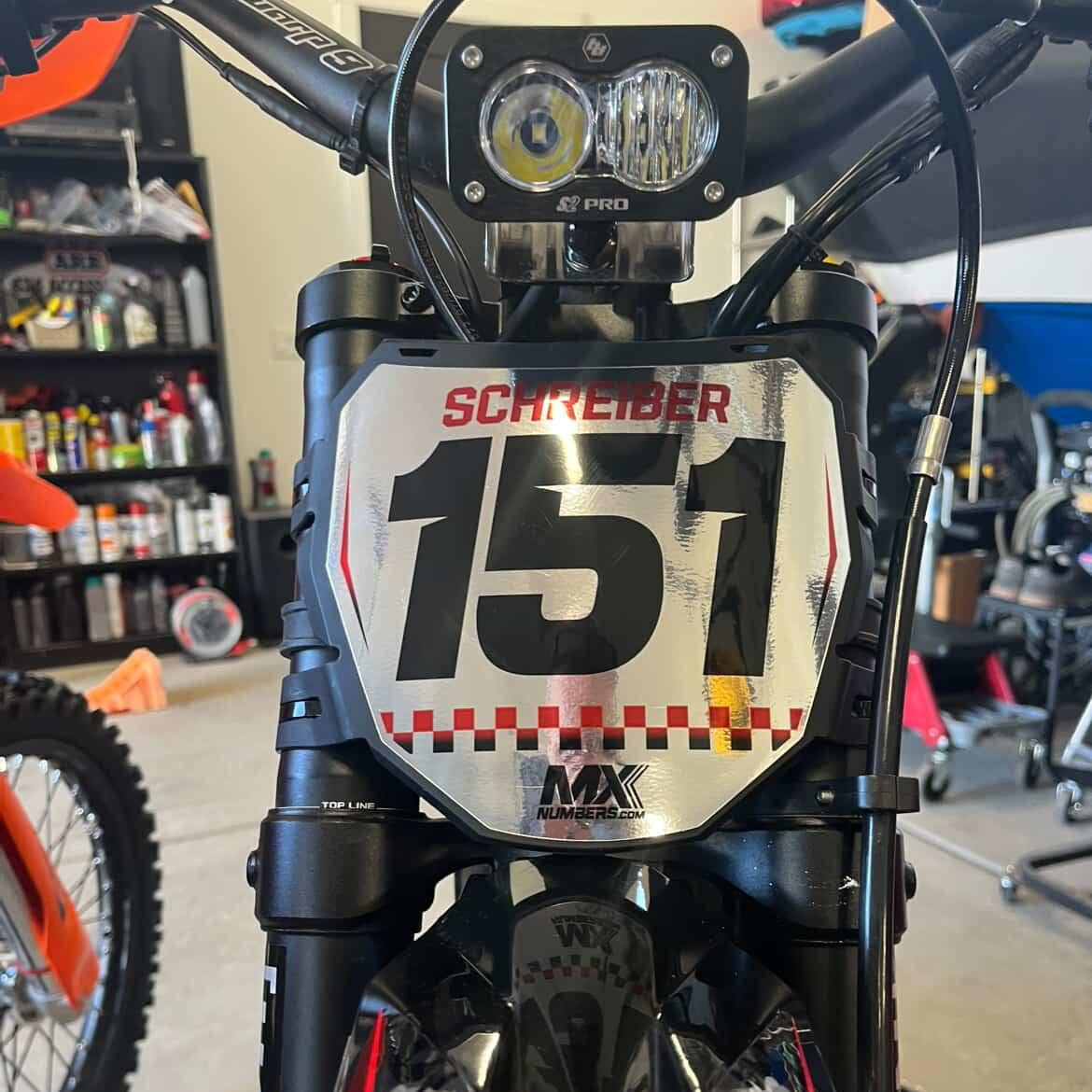 Custom Chrome ODI Downhill Plate Decal