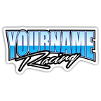 Custom Your Name Racing Trailer Decals