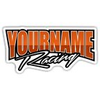 Custom Your Name Racing Trailer Decals