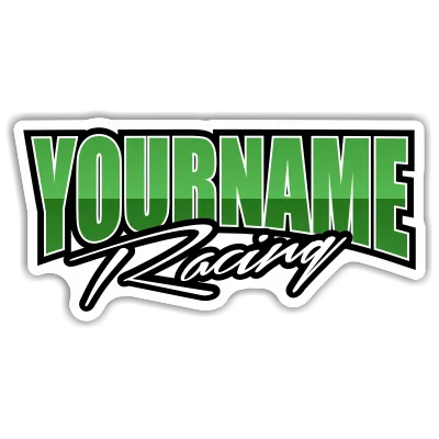 Custom Your Name Racing Trailer Decals