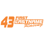 Custom Your Text & Number Racing Graphics in Single Color