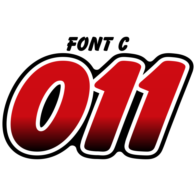 Multicolored Race Numbers -Printed & Laminated- - MxNumbers