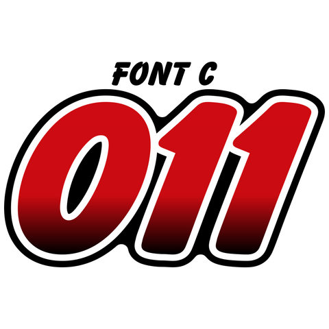MxNumbers- Dirtbike, ATV & Kart Vinyl Race Number Graphics
