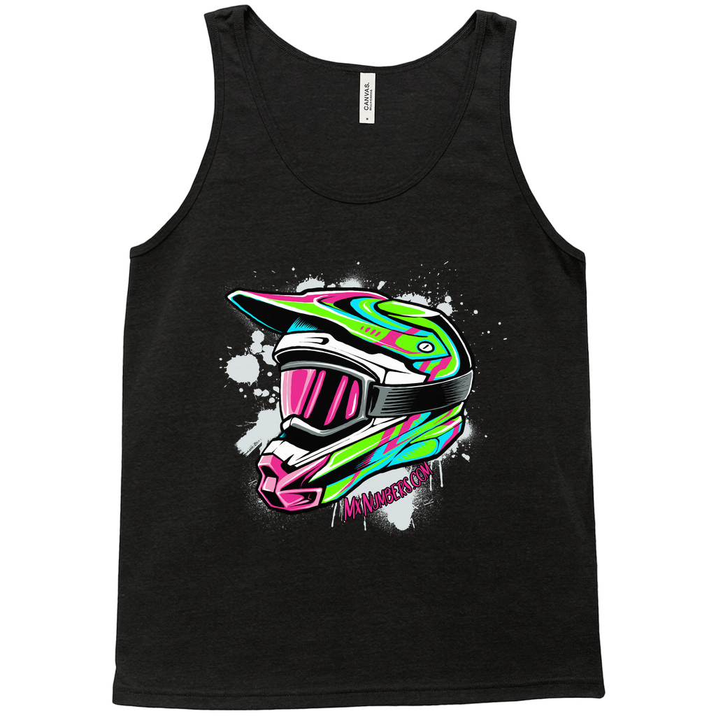 Splatter Helmet Unisex Tank Top