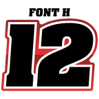 Multicolored Race Numbers -Printed & Laminated- - MxNumbers