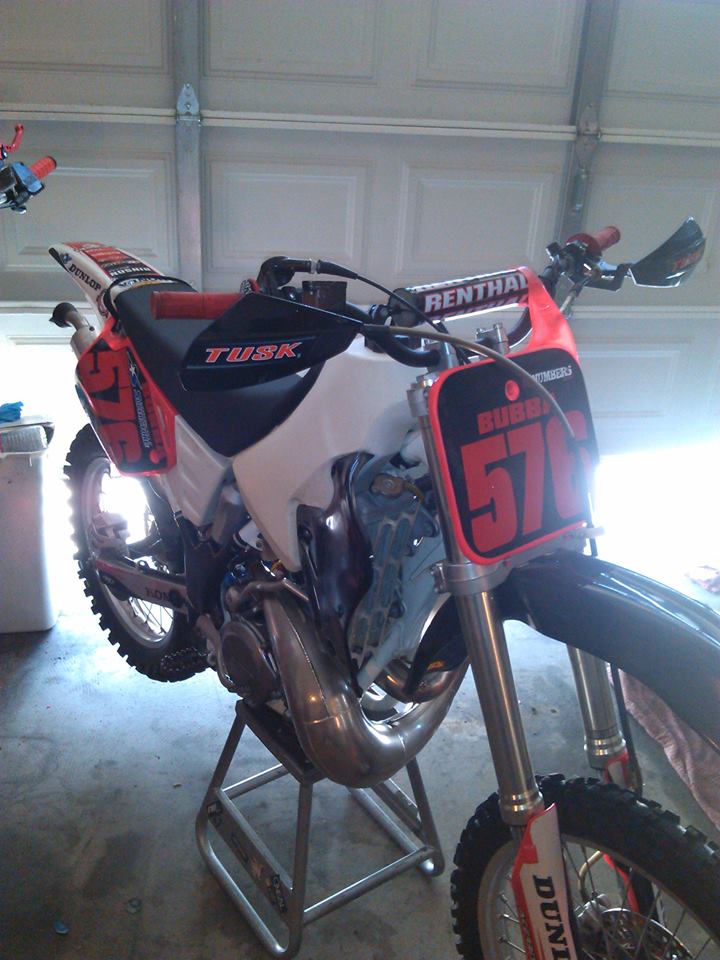 Single Color Race Number Decals With Name