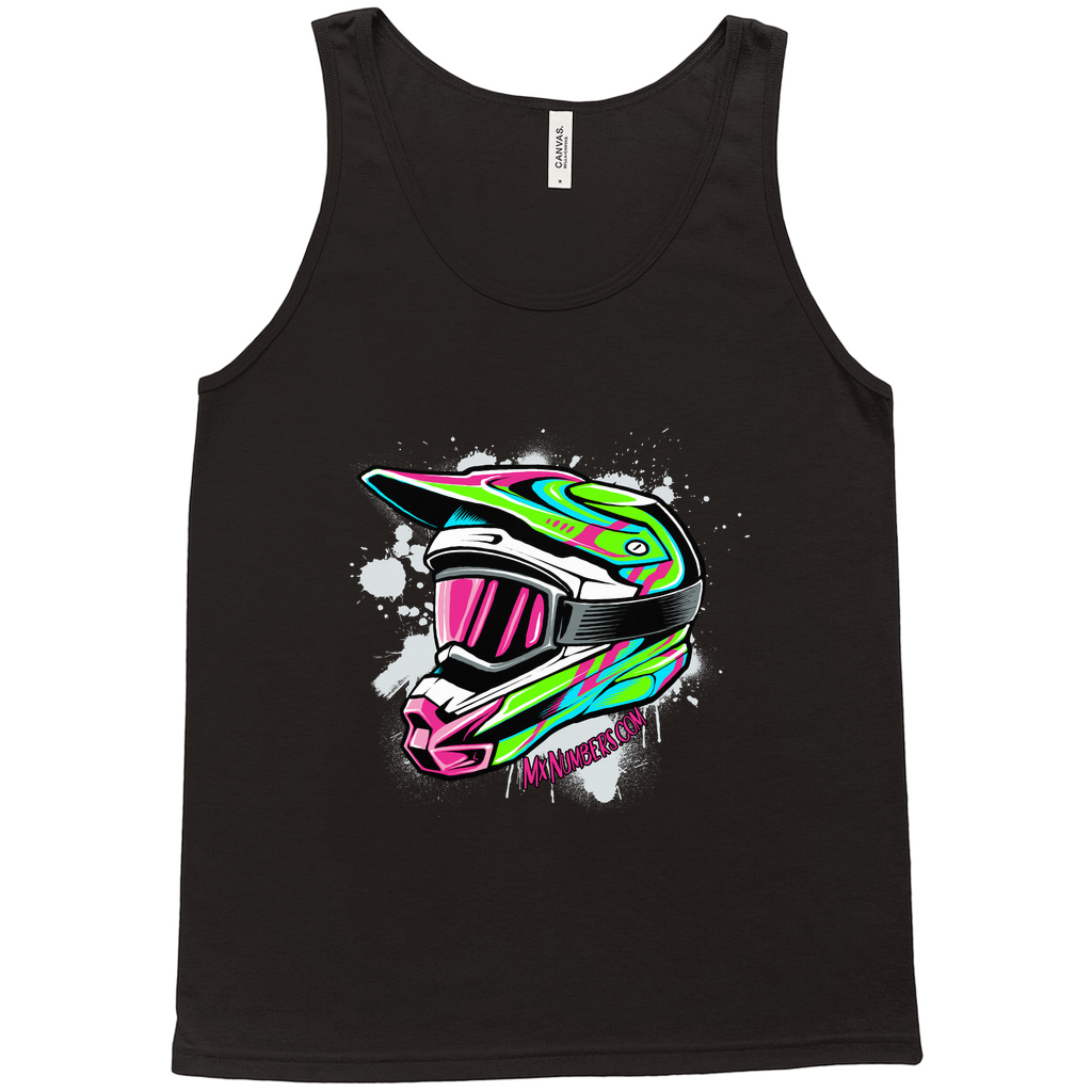 Splatter Helmet Unisex Tank Top