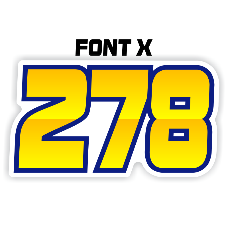 Jet Ski Race Numbers -Printed & Laminated- - MxNumbers