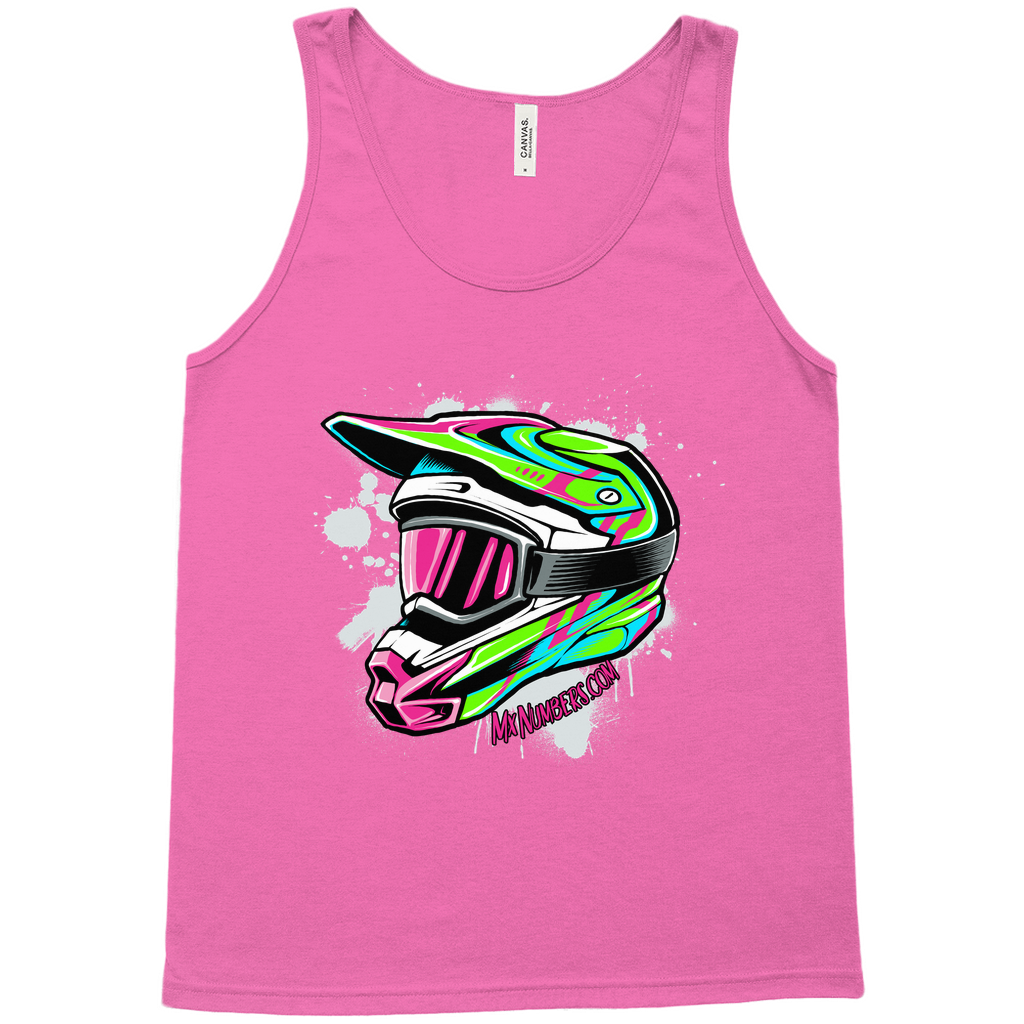 Splatter Helmet Unisex Tank Top