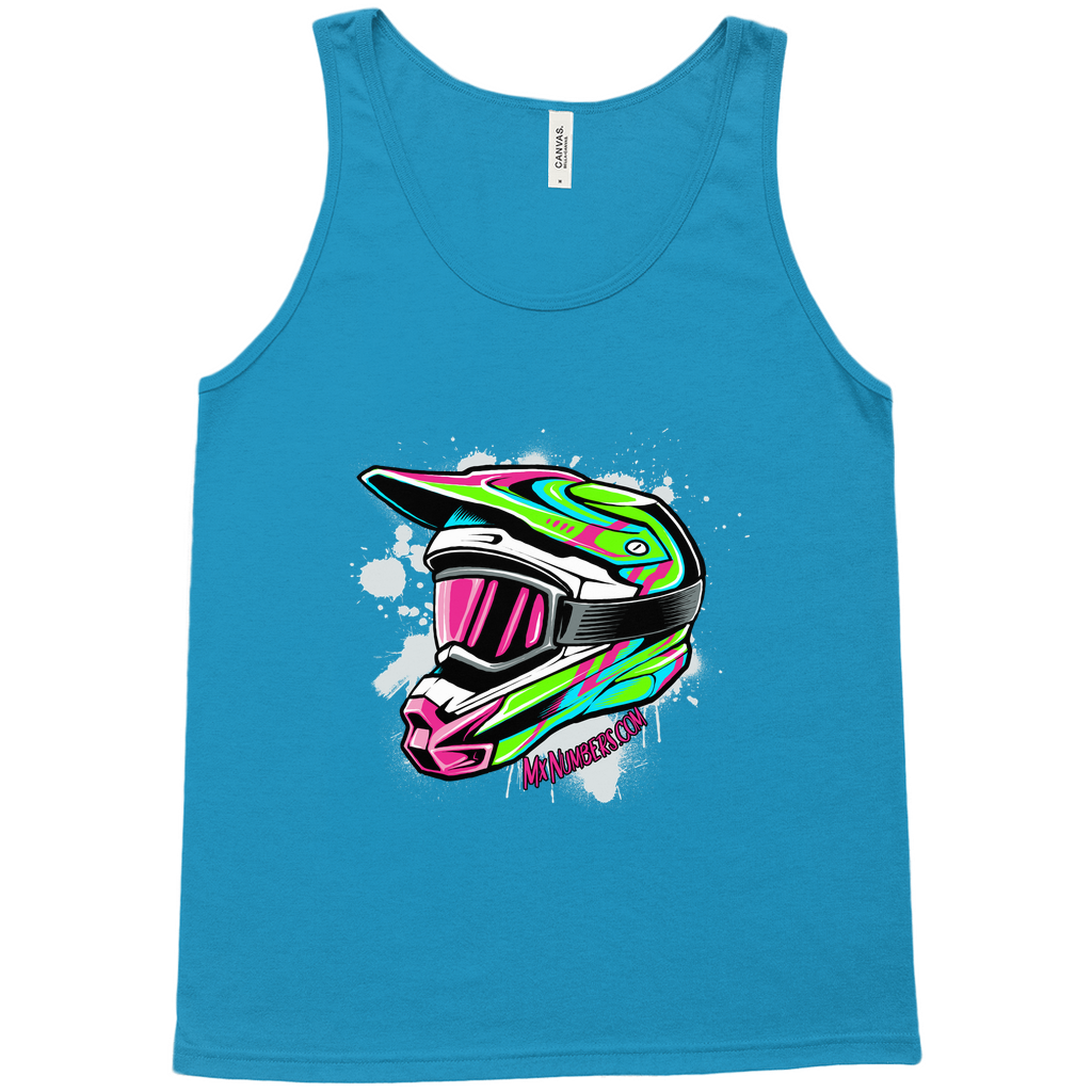 Splatter Helmet Unisex Tank Top