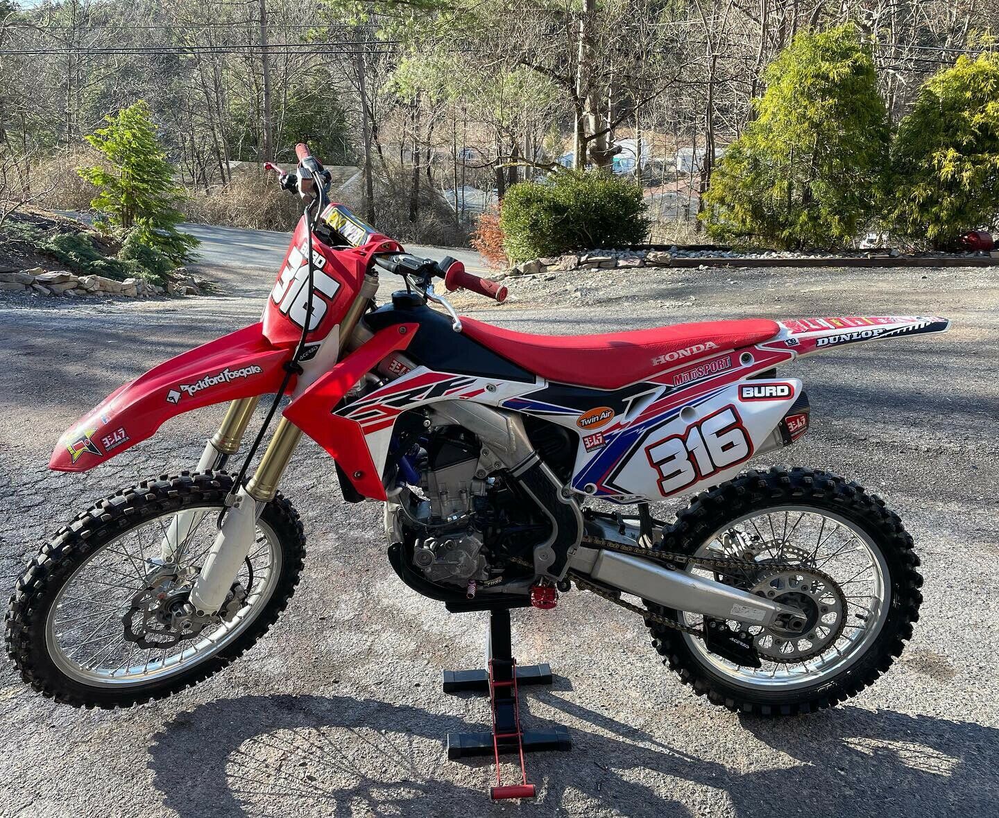 Multicolored Race Number Decal Graphics - 9s Design -