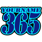 Multicolored Race Numbers with Name -Printed & Laminated- - MxNumbers