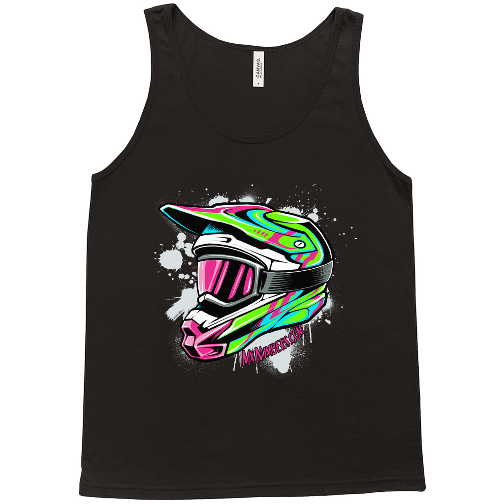 Splatter Helmet Unisex Tank Top