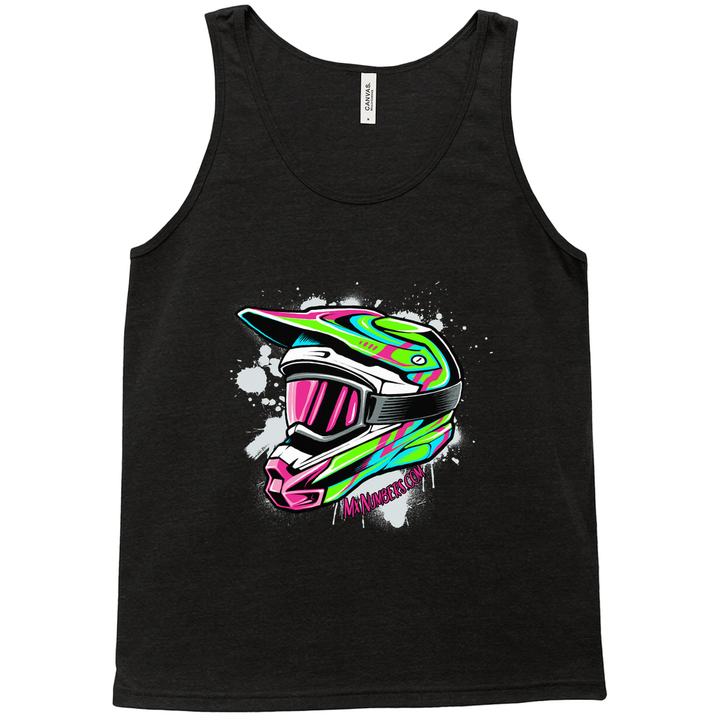 Splatter Helmet Unisex Tank Top