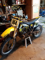 Multicolored Race Numbers with Name - 3 Color Design -