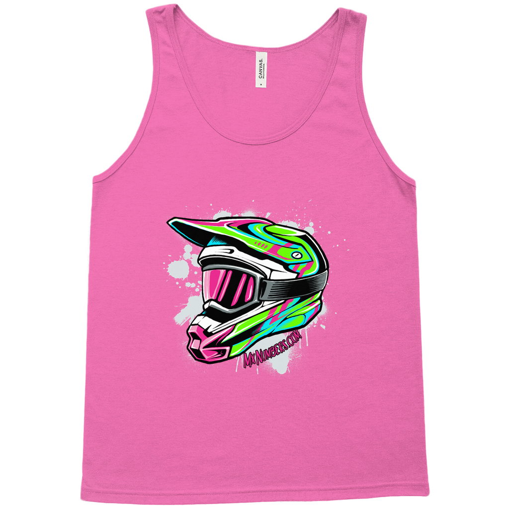 Splatter Helmet Unisex Tank Top