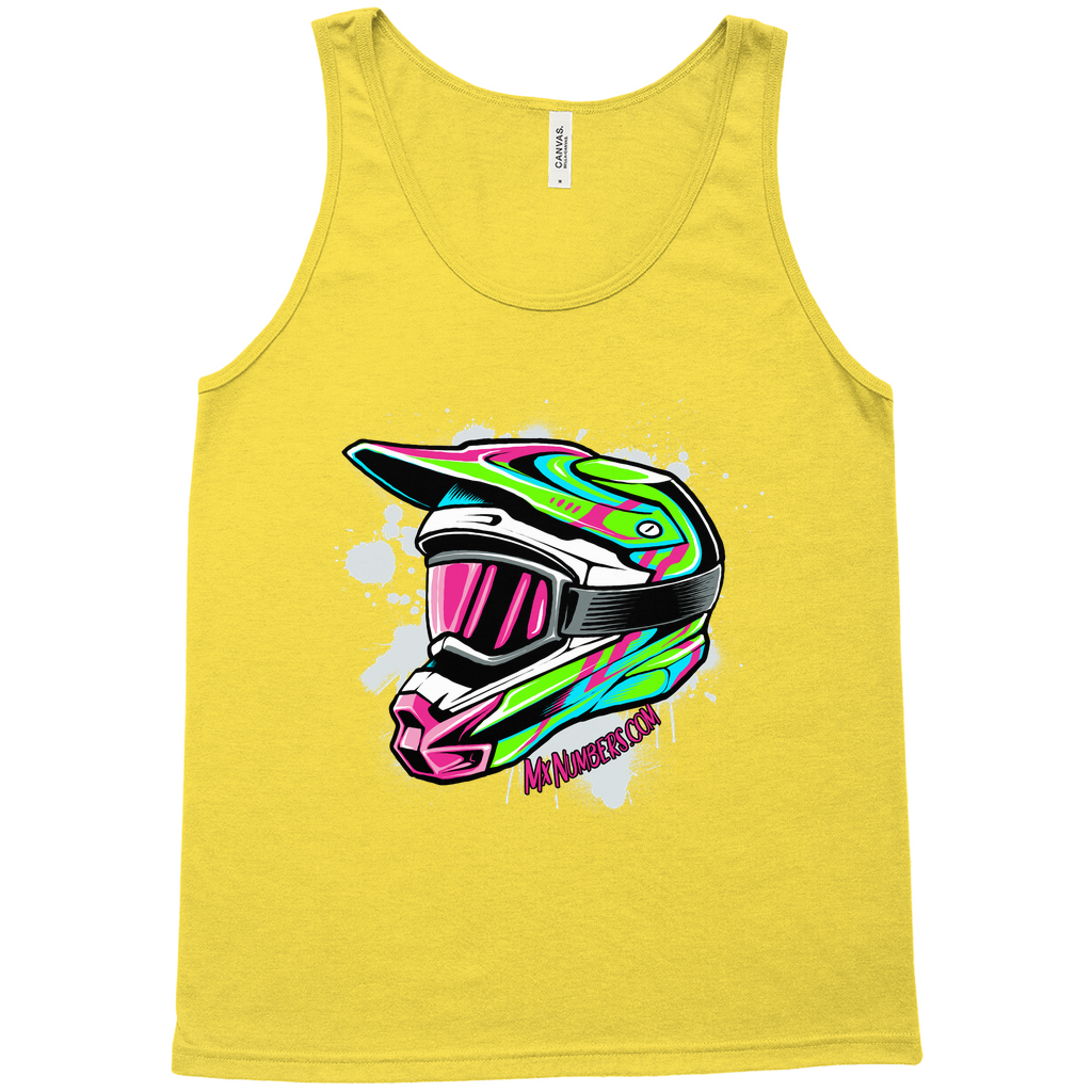 Splatter Helmet Unisex Tank Top