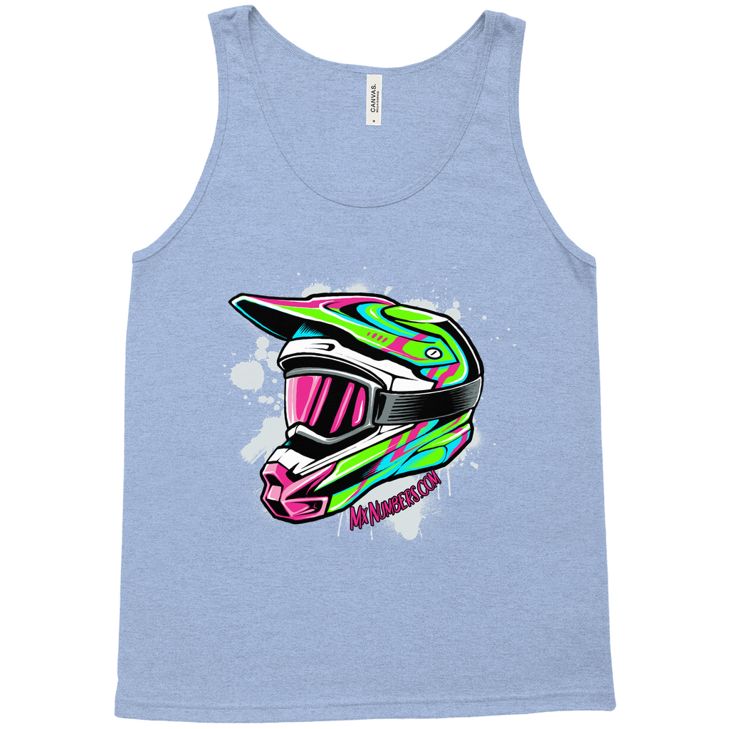 Splatter Helmet Unisex Tank Top