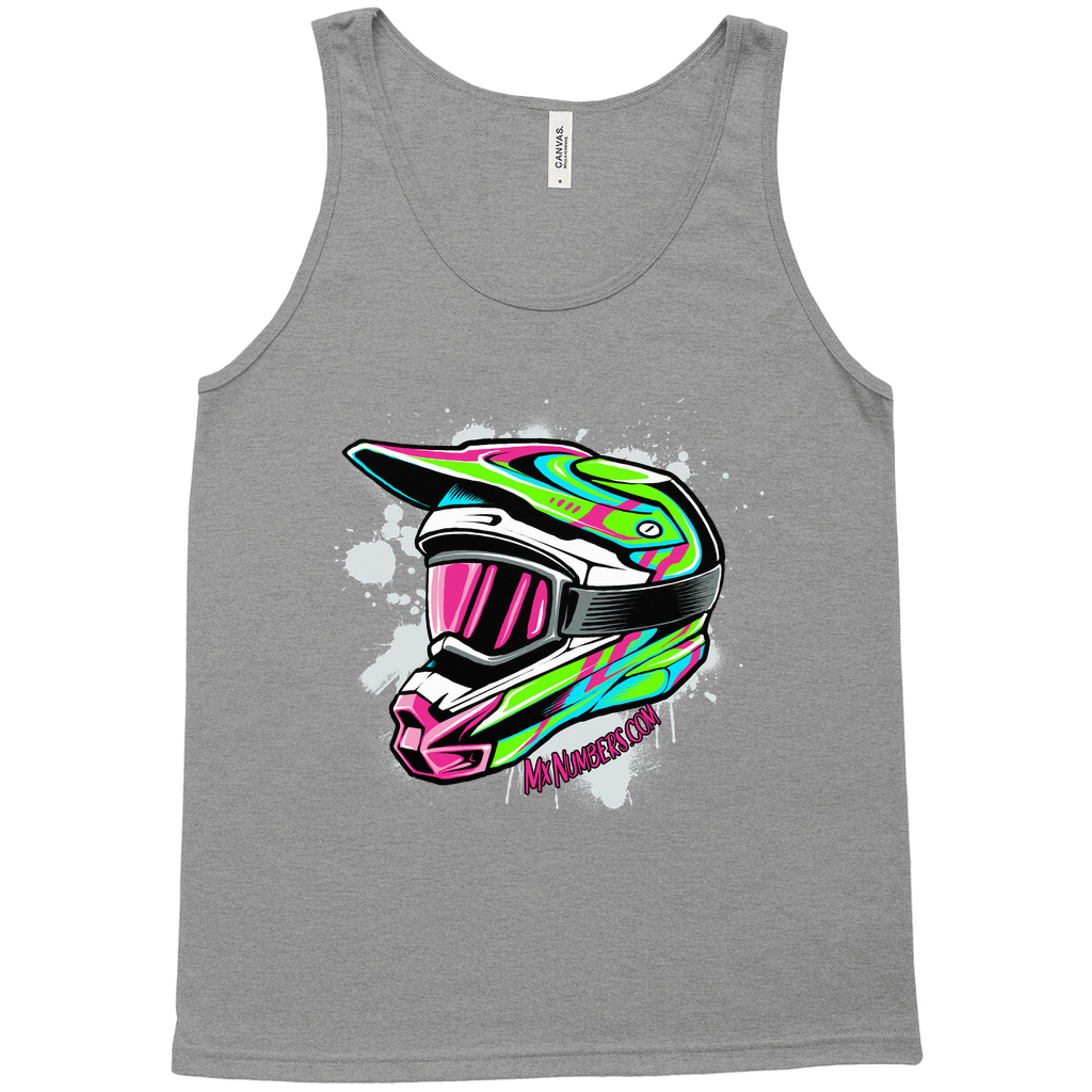 Splatter Helmet Unisex Tank Top
