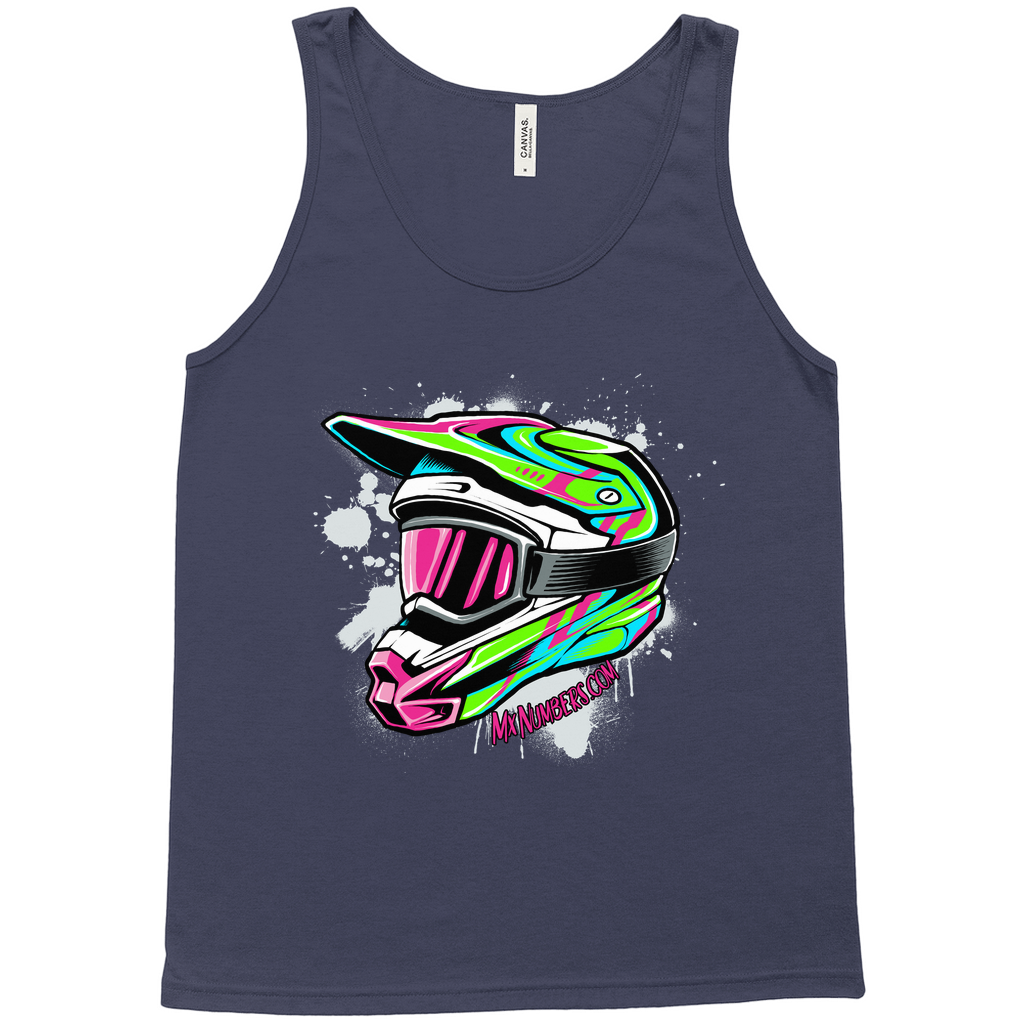 Splatter Helmet Unisex Tank Top